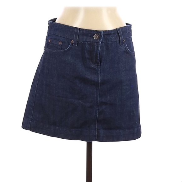 J. Crew Jean Skirt - Picture 1 of 5